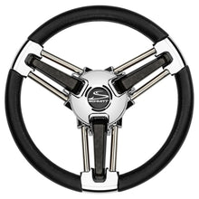 Schmitt &amp; Ongaro Burano Wheel 14&quot; 3/4&quot; Tapered Shaft Black Polyurethane w/Stainless Spoke Includes Center Cap/Nut