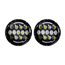 HEISE 7&quot; LED Light w/Black Face &amp; Partial Halo - 21 LED