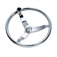 Schmitt &amp; Ongaro Vision FX Model 714 - 13.5" Wheel w/Knob &amp; Finger Grip - 3/4" Tapered Shaft w/Faux Nut - 1/2" &amp; 3/4" Adapters