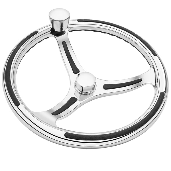 Schmitt &amp; Ongaro Primus Model 740 - 13.5" Wheel w/Knob &amp; Finger Grip - 3/4" Tapered Shaft w/Faux Nut - 1/2" &amp; 3/4" Adapters
