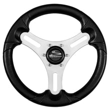 Schmitt &amp; Ongaro Torcello Lite 13&quot; Wheel - Black Polyurethane Wheel w/Silver Spokes &amp; Black Cap- 3/4&quot; Tapered Shaft