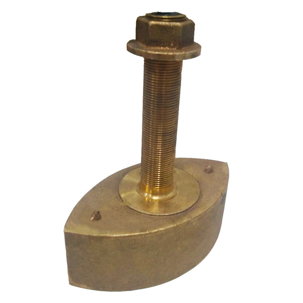 SI-TEX Bronze Stem Thru-Hull Medium Frequency CHIRP Transducer - 600W &amp; 80-130kHz