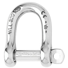 Wichard Self-Locking D Shackle - 12mm Diameter - 15/32&quot;