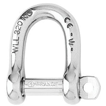 Wichard Not Self-Locking D Shackle - 14mm Diameter - 9/16&quot;