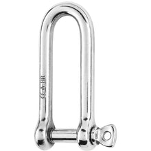 Wichard HR Long D Shackle - 10mm Diameter - 25/64&quot;