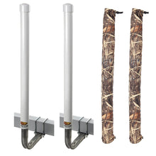 C.E. Smith PVC 40&quot; Post Guide-On w/Unlighted Posts &amp; Camo Wet Lands Post Guide-On Pads