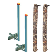 C.E. Smith 40&quot; Post Guide-On w/L.E.D. Posts &amp; Camo Wet Lands Post Guide-On Pads