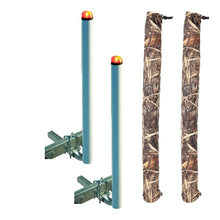 C.E. Smith 60&quot; Post Guide-On w/L.E.D. Posts &amp; Camo Wet Lands Post Guide-On Pads