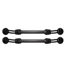 Snubber - Tar Black Snubber Twist - Pair