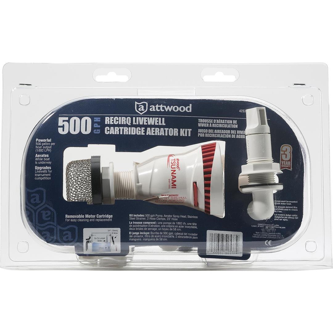 Attwood Tsunami Mk2 T500 Aerator Kit [5253-4] main image 1