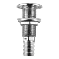 Attwood Stainless Steel Thru-Hull Standard Straight Barbed - 3/4" Inner Diameter