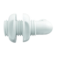 Attwood White Plastic 90 Degree Thru-Hull Connector - 3/4" Inner Diameter