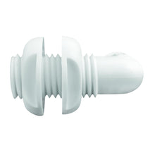 Attwood White Plastic 90 Degree Thru-Hull Connector - 3/4&quot; Inner Diameter