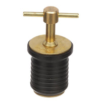 Attwood T-Handle Brass Drain Plug - 1" Diameter