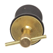 Attwood T-Handle Brass Drain Plug - 1&quot; Diameter