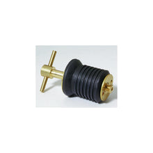 Attwood T-Handle Brass Drain Plug - 1&quot; Diameter