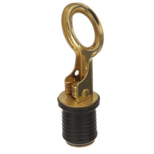 Attwood Snap-Handle Brass Drain Plug - 1&quot; Diameter