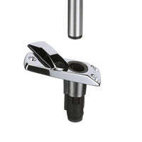 Attwood Rectangle 2-Pin Base f/Angled Pole - Zamak