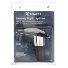 Attwood Rectangle 2-Pin Base f/Angled Pole - Zamak