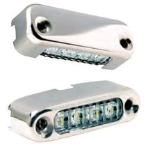 Attwood White LED Micro Light w/Stainless Steel Bezel &amp; Vertical Mount