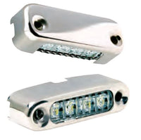 Attwood Blue LED Micro Light w/Stainless Steel Bezel &amp; Vertical Mount