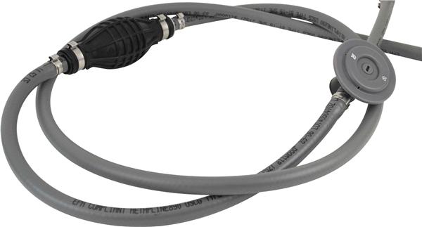 Attwood Universal Fuel Line Kit - 3/8" Dia. x 6' Length w/Fuel Demand Valve