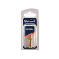 Attwood Universal Brass Fuel Hose Fitting - 1/4" NPT x 5/16" Barb