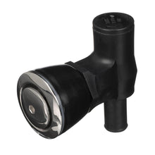 Attwood 90&deg; P-Trap Fuel Tank Vent - Flush Mount - Black w/Stainless Steel Vent Head