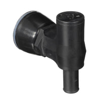 Attwood 90&deg; P-Trap Fuel Tank Vent - Flush Mount - Black w/Stainless Steel Vent Head