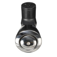 Attwood 90&deg; P-Trap Fuel Tank Vent - Flush Mount - Black w/Stainless Steel Vent Head
