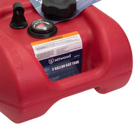 Attwood Portable Fuel Tank - 3 Gallon w/Gauge
