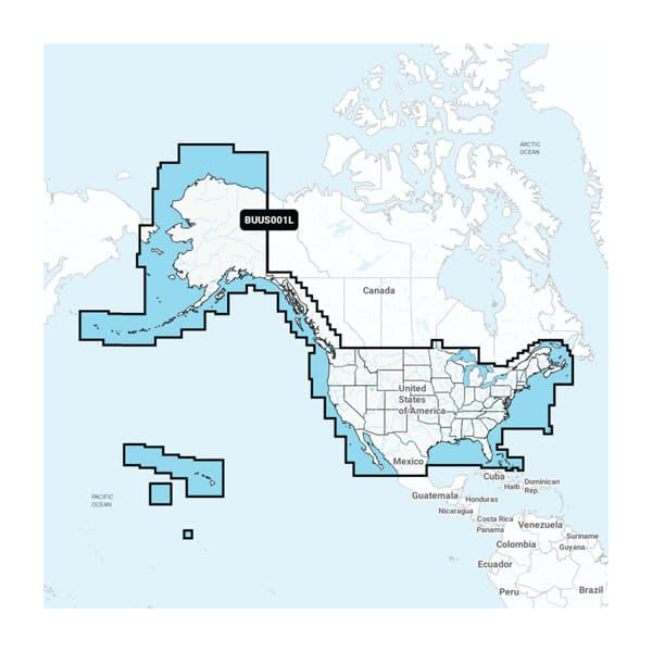 Garmin Navionics+&trade; BUS001L U.S. &amp; Coastal Canada Built-In Chart Updates - microSD&trade;/SD&trade; &amp; 1-Year Subscription