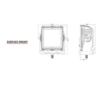 RIGID Industries Q-Series Spot w/Amber Pro Lens