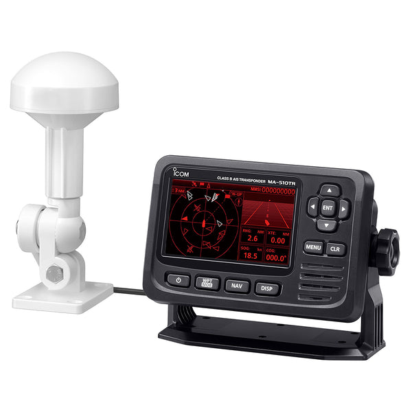 Icom MA-510TR AIS Transponder w/Antenna &amp; 4.3" Display