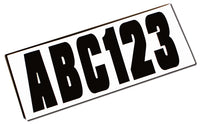 Attwood Letter &amp; Number Kit - Black