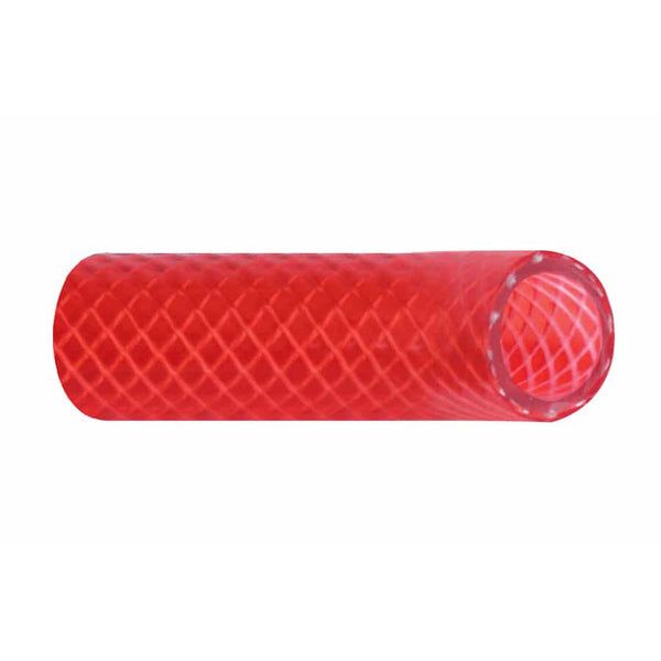 Trident Marine 3/4" x 50' Boxed - Reinforced PVC (FDA) Hot Water Feed Line Hose - Translucent Red