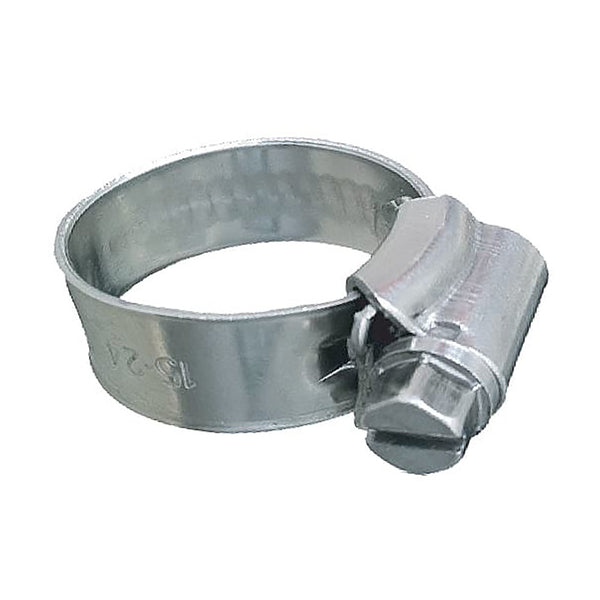 Trident Marine 316 SS Non-Perforated Worm Gear Hose Clamp - 3/8" Band Range - (5/16" &ndash; 9/16") Clamping Range - 10-Pack - SAE Size 3