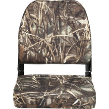 Attwood Swivl-Eze Low Back Padded Flip Seat - Camo