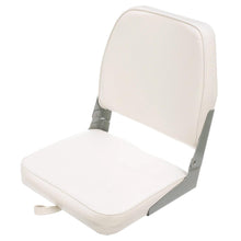 Attwood Swivl-Eze Low Back Padded Flip Seat - White