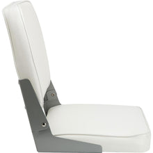 Attwood Swivl-Eze Low Back Padded Flip Seat - White