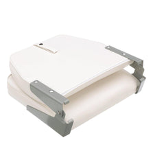 Attwood Swivl-Eze Low Back Padded Flip Seat - White