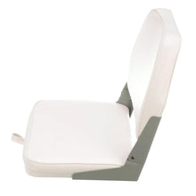 Attwood Swivl-Eze Low Back Padded Flip Seat - White
