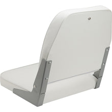 Attwood Swivl-Eze Low Back Padded Flip Seat - White