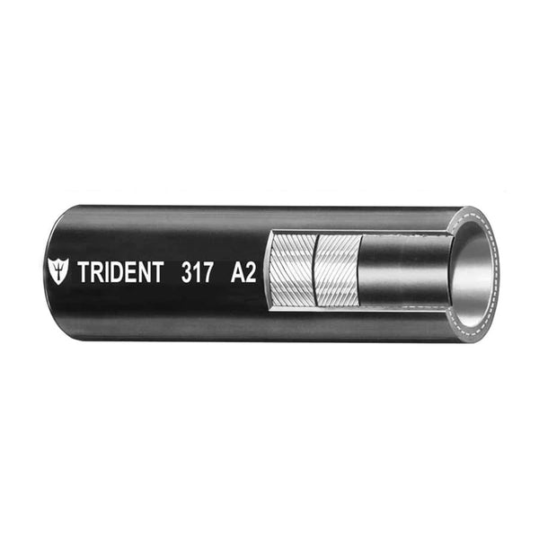 Trident Marine A2 Fuel &amp; Vent Line Hose - Black