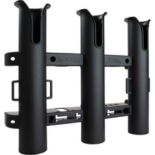 Sea-Dog Triple Threat Three Pole Rod Holder - Black
