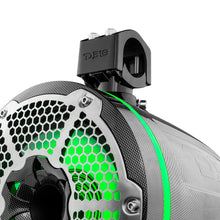 DS18 HYDRO 10" Neodymium Marine Towers w/Built-In Passive Radiator, 1" Driver &amp; RGB LED Light - 900W - Black