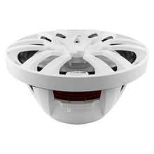 DS18 HYDRO 10" 2-Way Marine Speakers w/Bullet Tweeters &amp; Integrated RGB LED Lights - White
