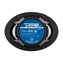 DS18 HYDRO 6 x 9" 2-Way Marine Speakers w/Integrated RGB LED Lights - 375W - Black