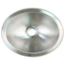 Scandvik Brushed SS Oval Sink - 13.25&quot; x 10.5&quot;