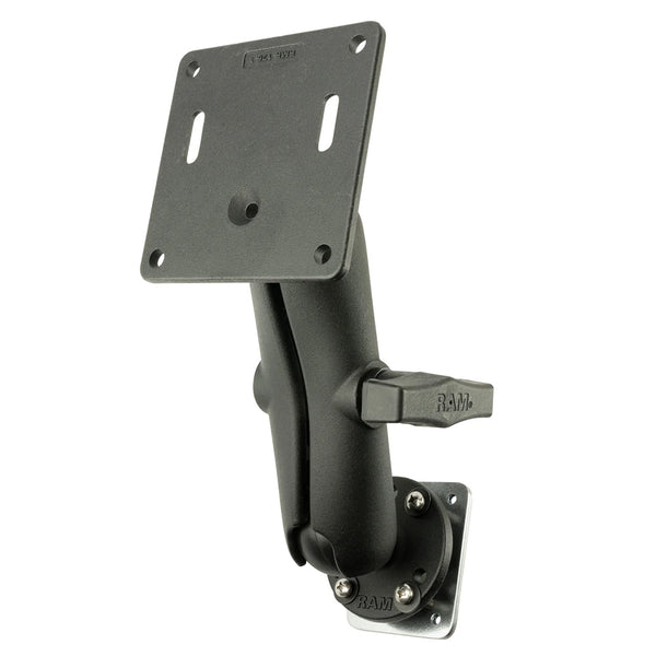RAM Mount Universal Backing Plate Mount w/75x75mm VESA Plate